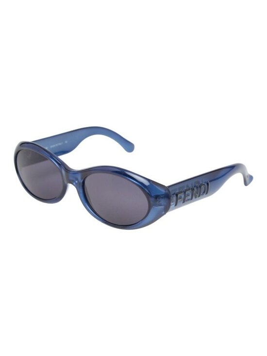 Fendi Sunglasses Oval Blue Acetate 1- Eyewear